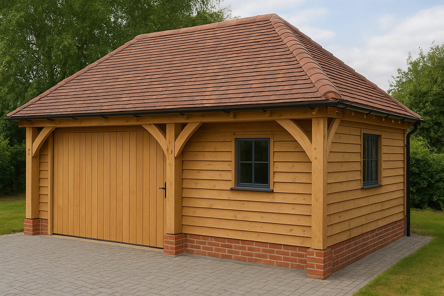 Oak Frame Garage Plans - UK Construction Blog