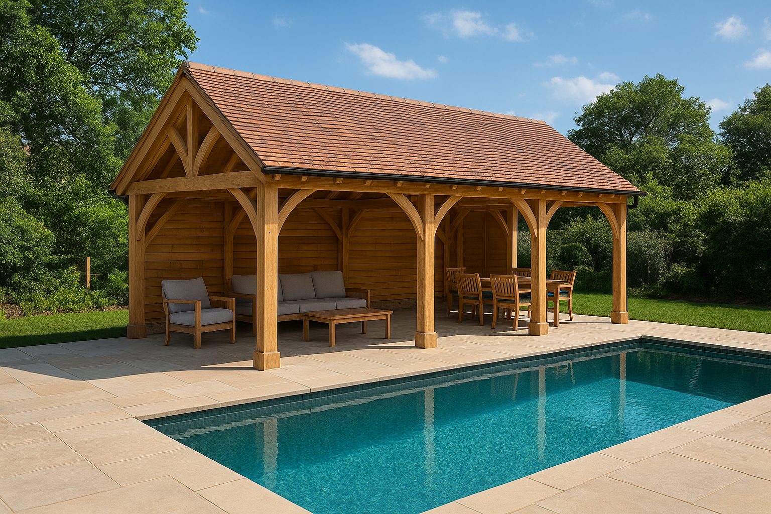 Designing Your Dream Oak Framed Pool House: Tips and Inspiration - UK ...